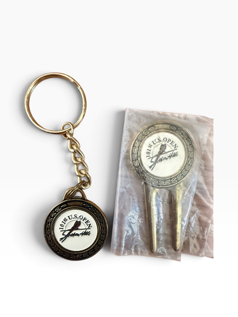 101st U.S. Open Golf Keychain and Divot Tool 2001